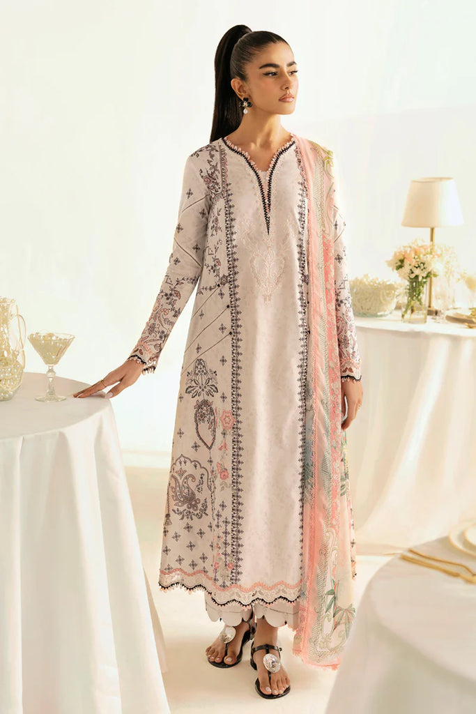 Qalamkar Qprints unstitched lawn suits - 2025 - Lyra