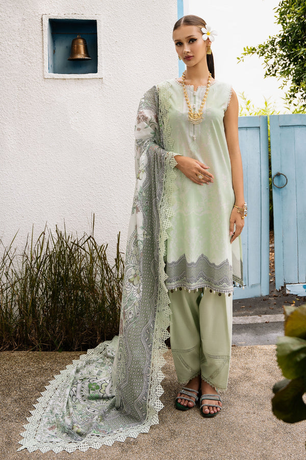 Jade urbane unstitched printed lawn suits - 20623B