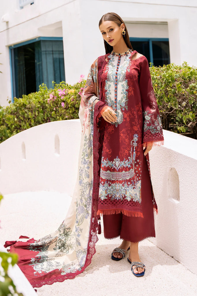 Jade urbane unstitched printed lawn suits - 20648B