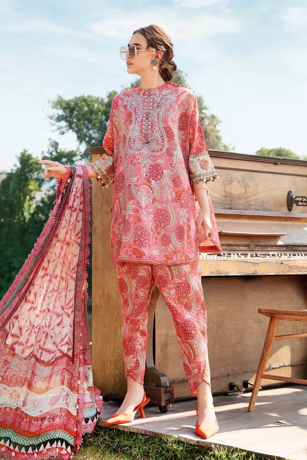 Maria B Mprints spring summer unstitched lawn suits 2025 | 13A