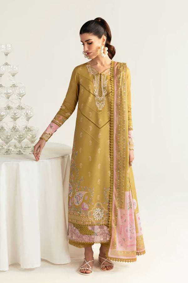 Qalamkar Qprints unstitched lawn suits - 2025 - Sian