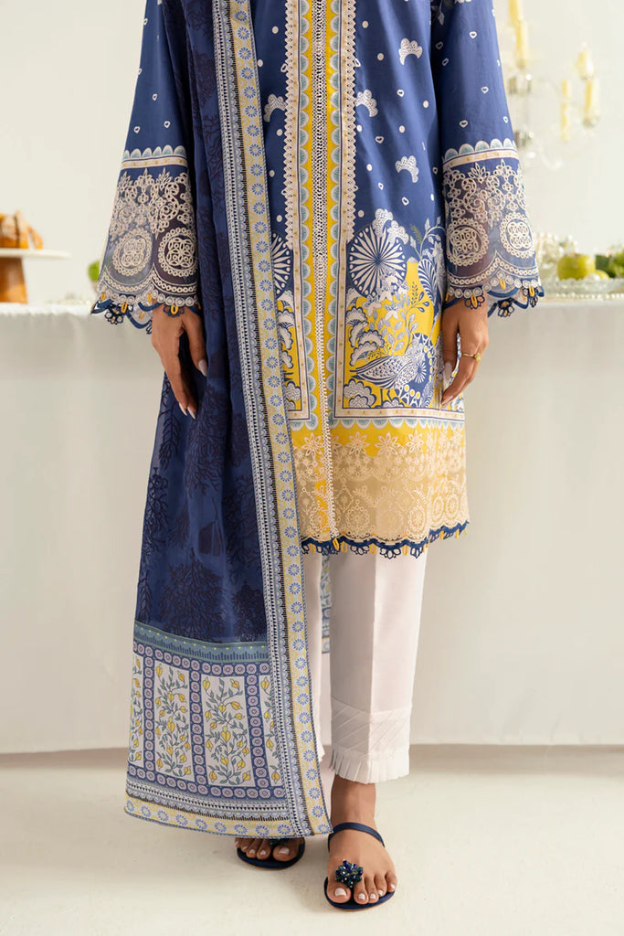 Qalamkar Qprints unstitched lawn suits - 2025 - Hina