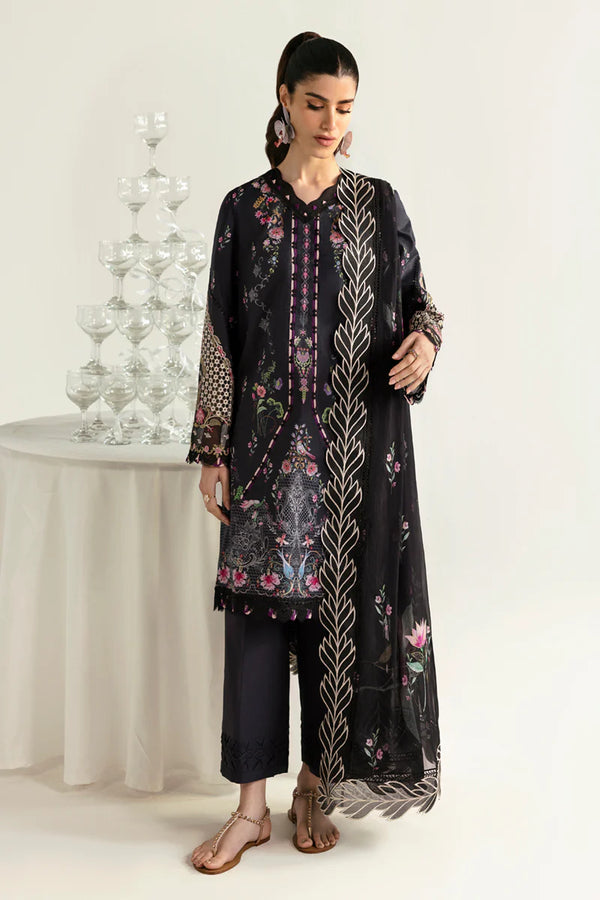 Qalamkar Qprints unstitched lawn suits - 2025 - Rida