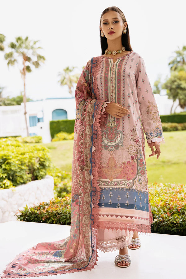 Jade urbane unstitched printed lawn suits - 20614B