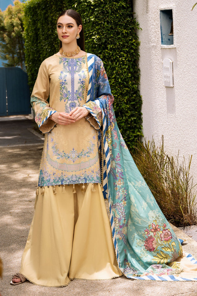 Jade urbane unstitched printed lawn suits - 20648A