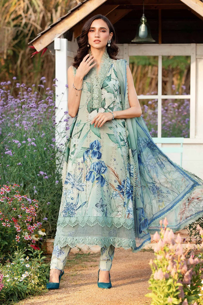 Maria B Mprints spring summer unstitched lawn suits 2025 | 2B