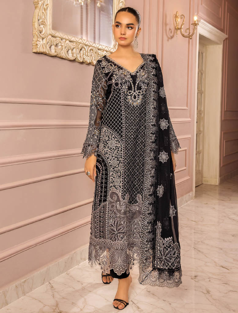 Ronak e mahel partywear chiffon suits-07