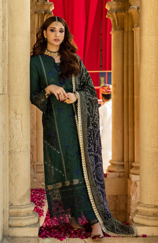 Bandhani unstitched lawn suits by Al zohaib collection 2025 - BTJ-25-05