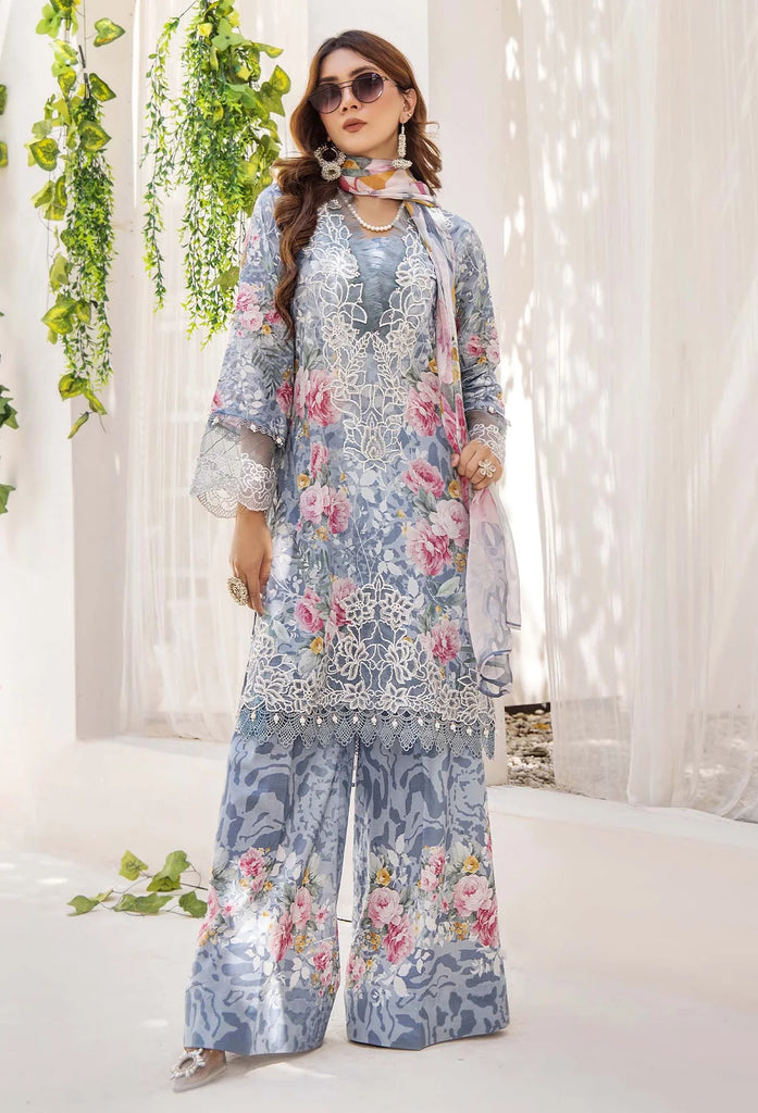 Adan libas prints unstitched lawn suits 2025 - 1102