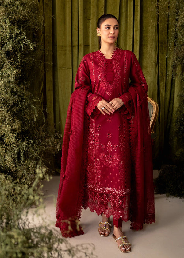 Apana luxury Eid collection lawn suits by Aabyaan 2024 - Gulmeena