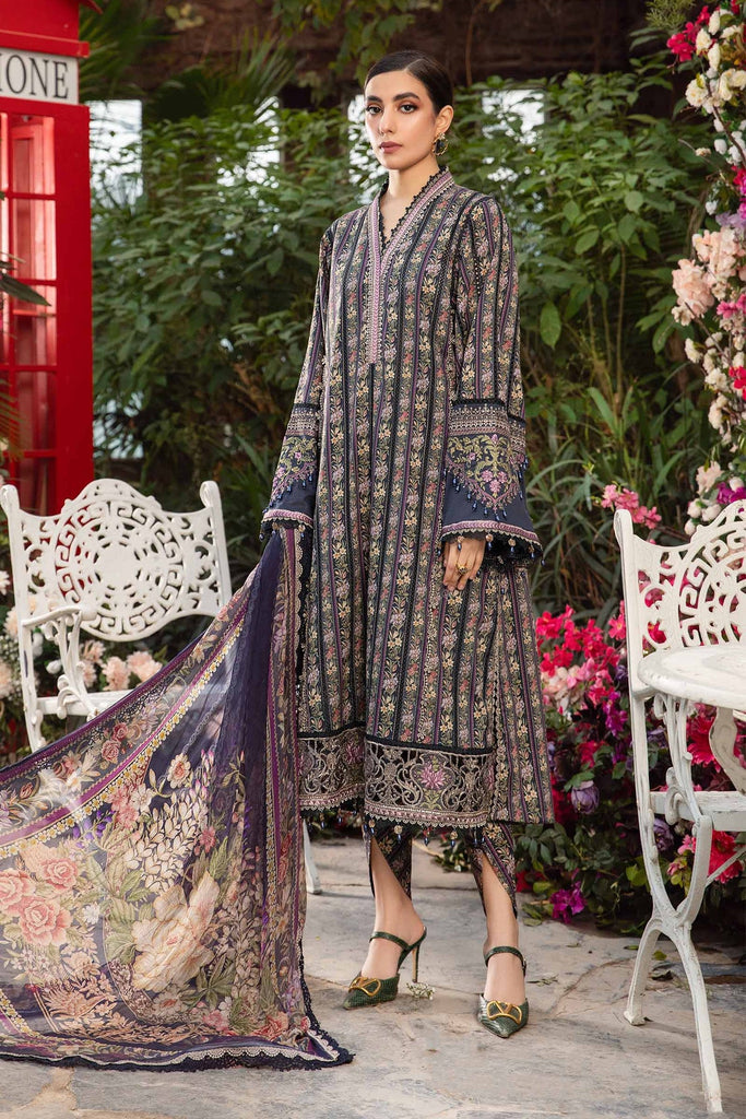 MARIA B M.Prints | Spring Summer Lawn Suits : 2024 | 7B