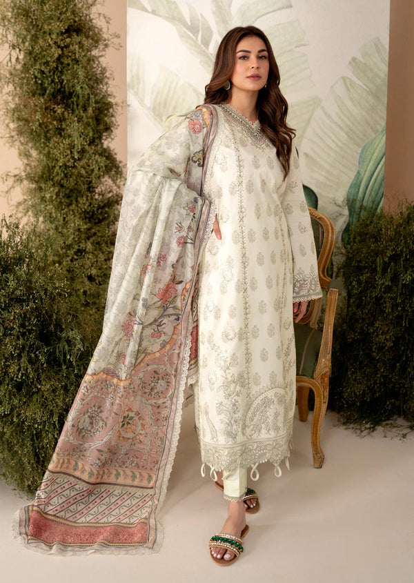 Apana luxury Eid collection lawn suits by Aabyaan 2024 - Zarmeenay