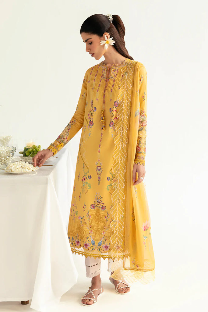 Qalamkar Qprints unstitched lawn suits - 2025 - Mehr