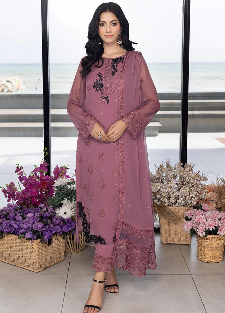 Luxe Suits Eid Edition By Azure | 2023 | AS-113 Rosy Glaze