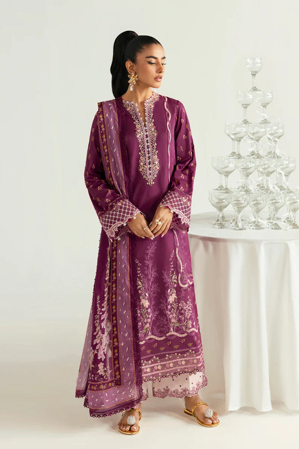 Qalamkar Qprints unstitched lawn suits - 2025 - Miya