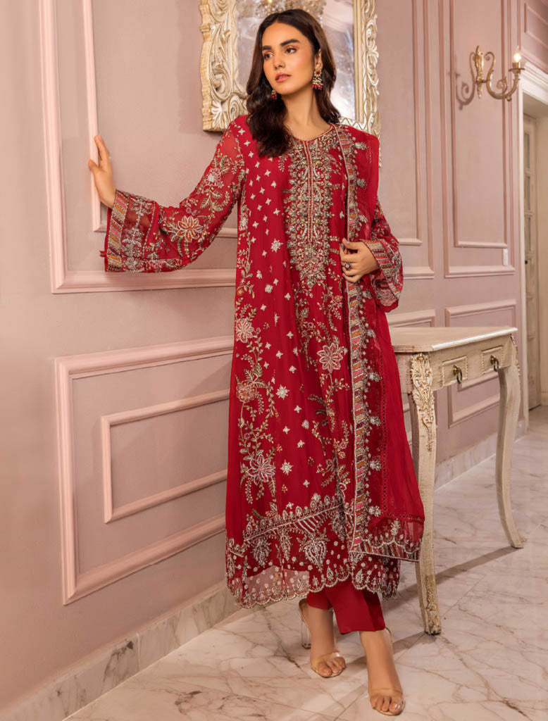 Ronak e mahel partywear chiffon suits-04