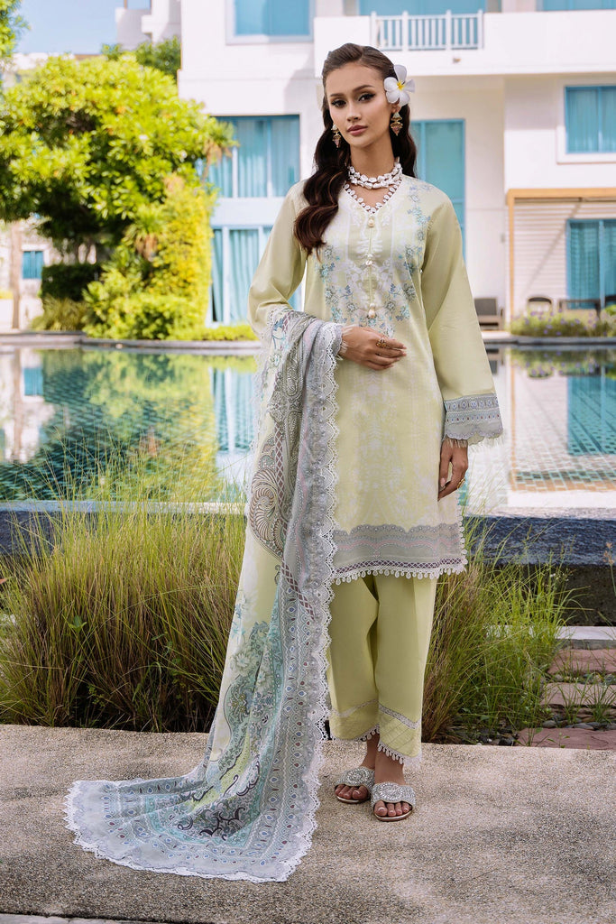 Jade urbane unstitched printed lawn suits - 20645B