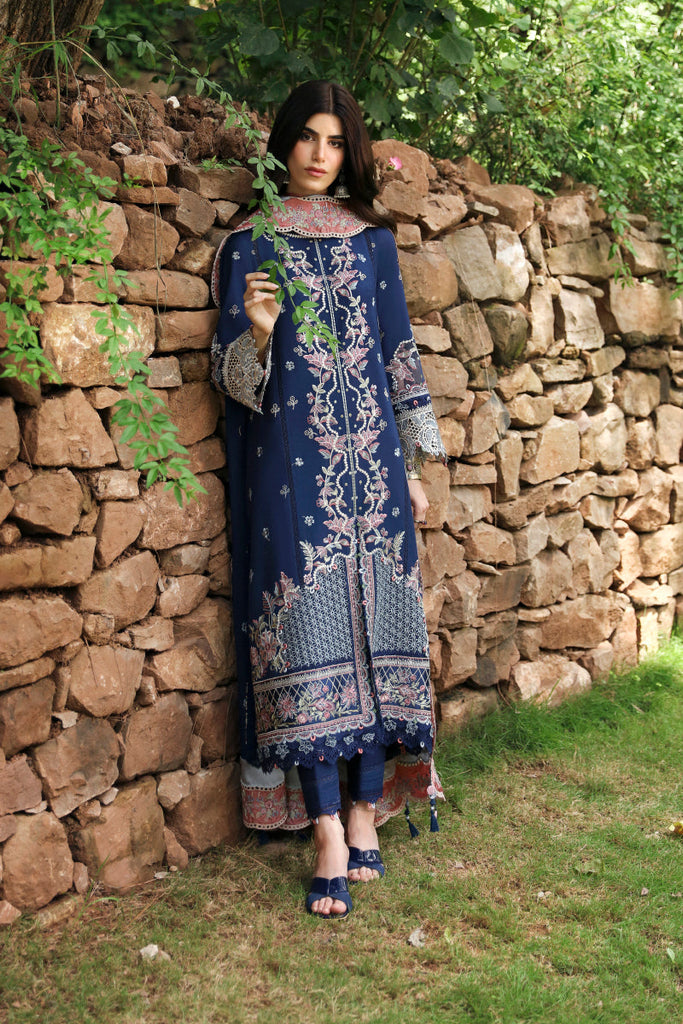 Qalamkar Qlinekari Linen Suits | 2024 | LM-06