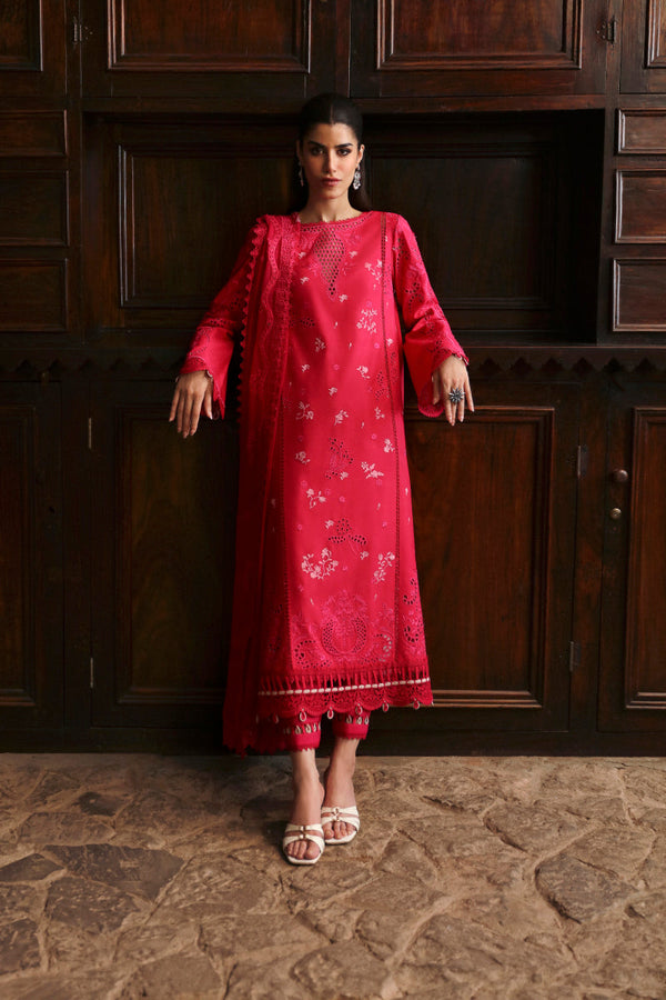 Qalamkar Qlinekari Linen Suits | 2024 | LM-07