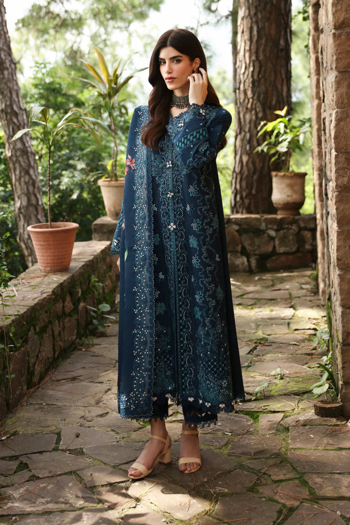 Qalamkar Qlinekari Linen Suits | 2024 | LM-10