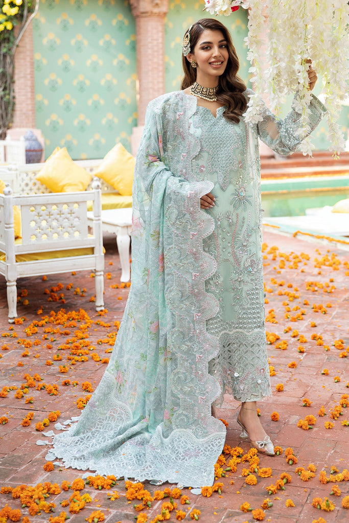 Nureh Jhoomro Unstitched Luxury Formals Suits 2023 | NL-55 - REENA