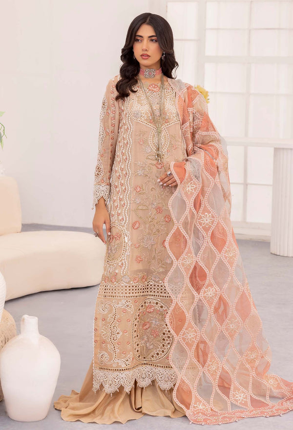 Adan's Chantelle Chiffon Suits | 2024 | PEACH JASPER