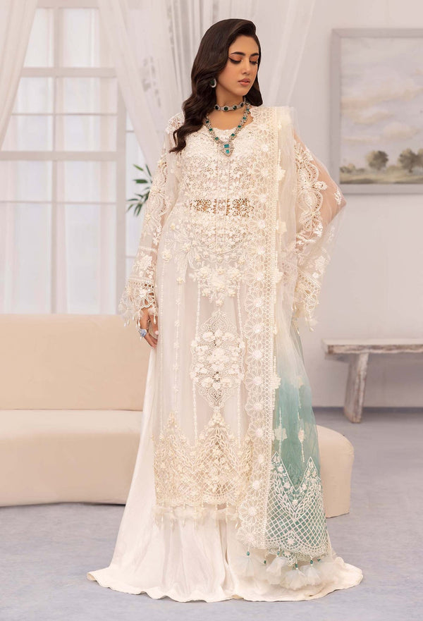 Adan's Chantelle Chiffon Suits | 2024 | WHITE ONYX