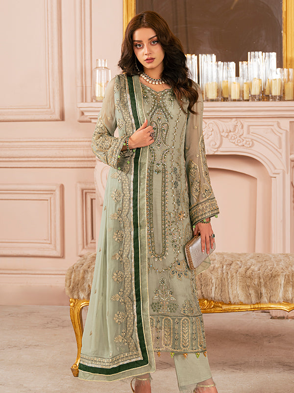 ZEBTAN EMBROIDERED SUIT COLLETION : 2023 | ZQ-02