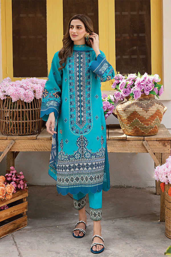 Rangreza Lawn Suits By Afrozeh | 2023 | D#03