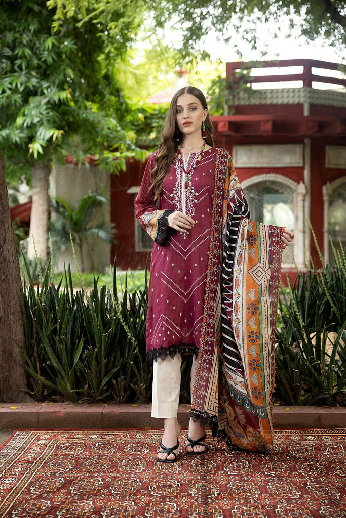 Salina Lawn Suits with Cut Work Dupatta | 2023 | SCW-9