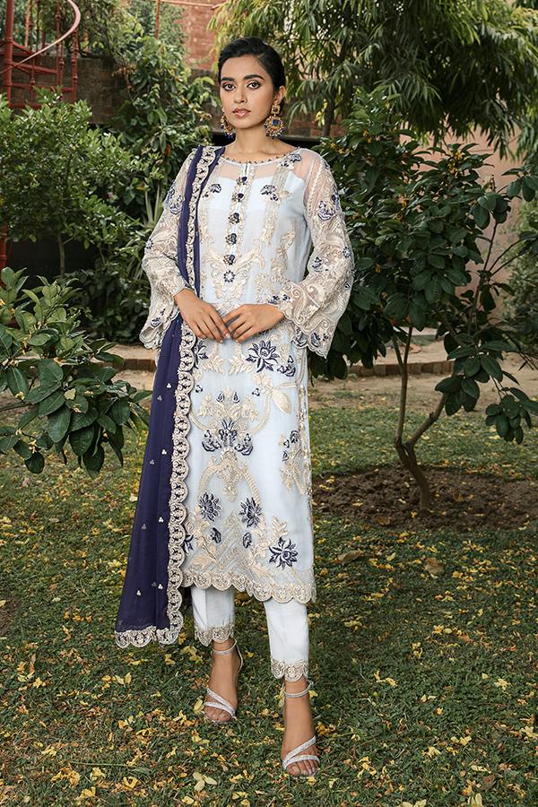 Sooraj Garh Chiffon Collection by Imrozia – I-147 Surmai Bahar